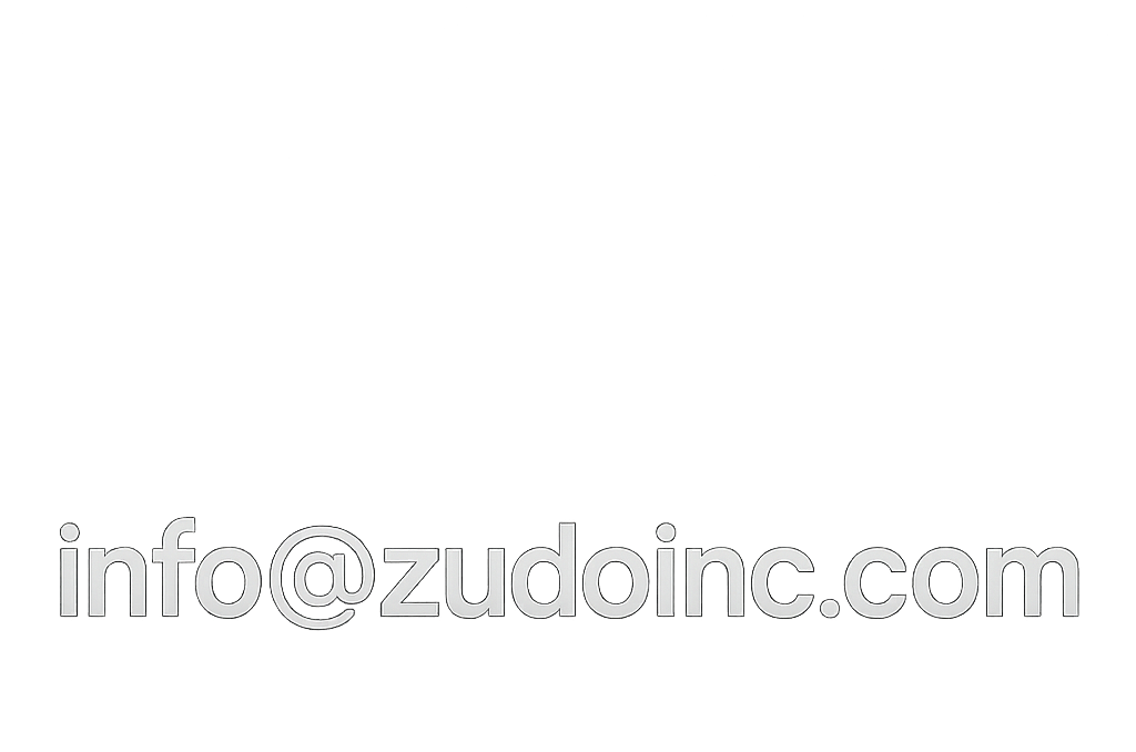Contact: info@zudoinc.com